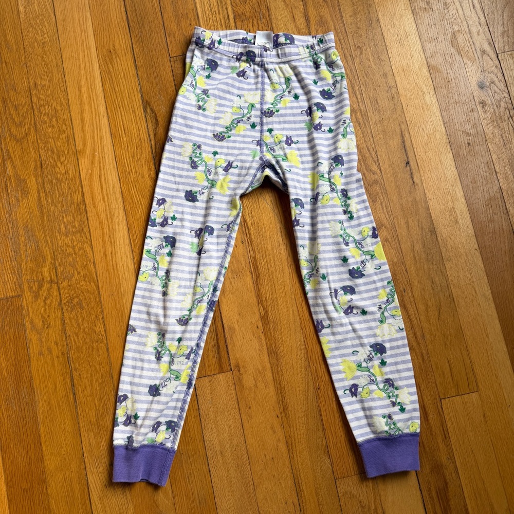 Hanna Andersson Disney purple striped pajama pants